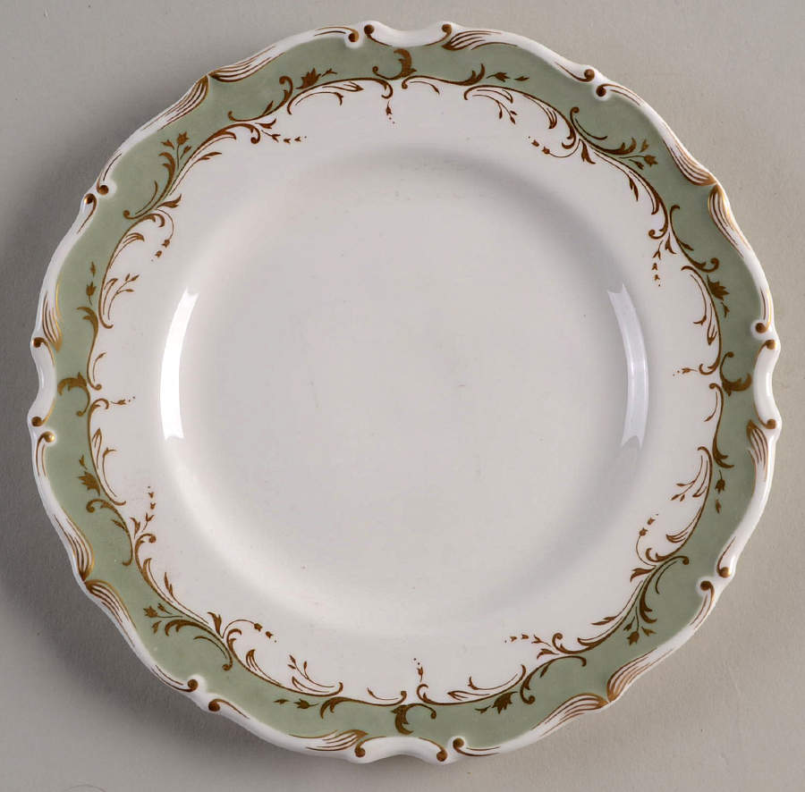 Fontainebleau Green Bread & Butter Plate by Royal Doulton-1