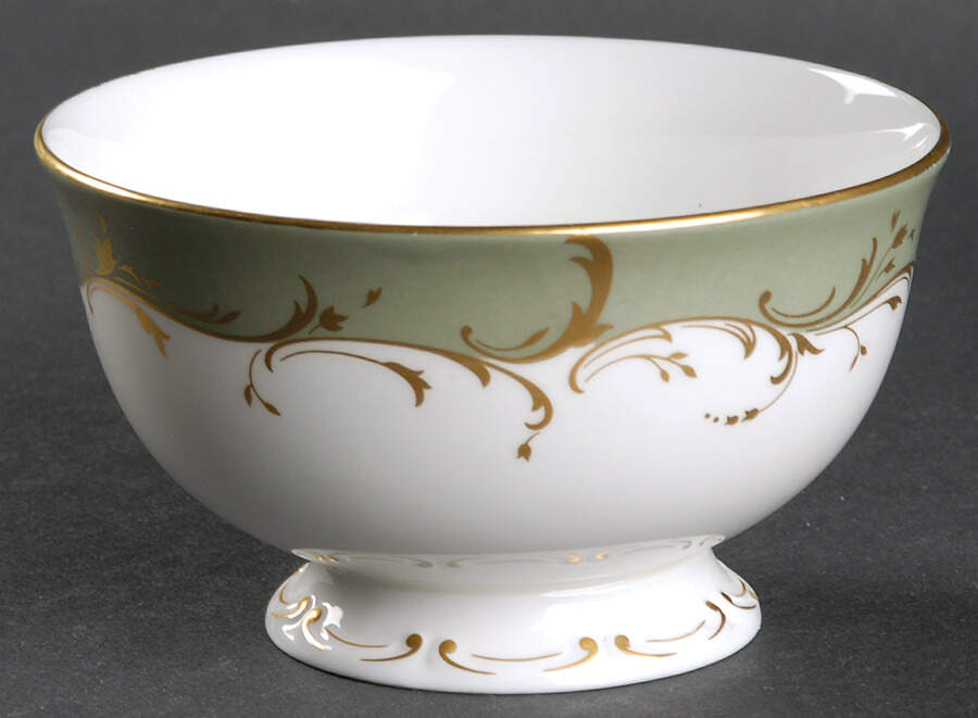 Fontainebleau Green Open Sugar Bowl by Royal Doulton-1