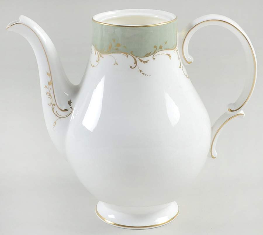 Fontainebleau Green Coffee Pot No Lid by Royal Doulton-1