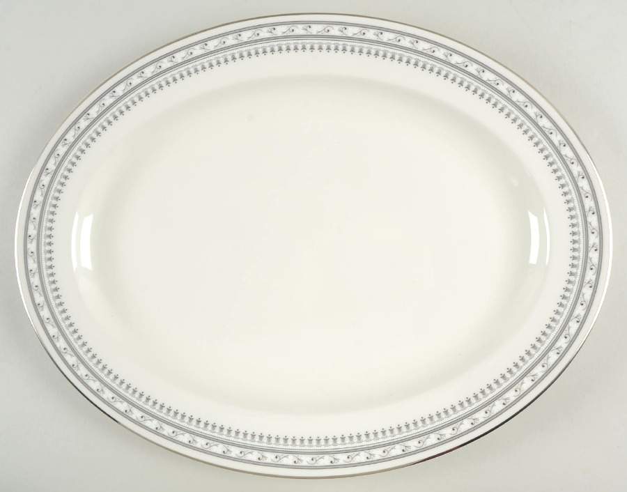 Fontana 16" Oval Serving Platter by Royal Doulton-1
