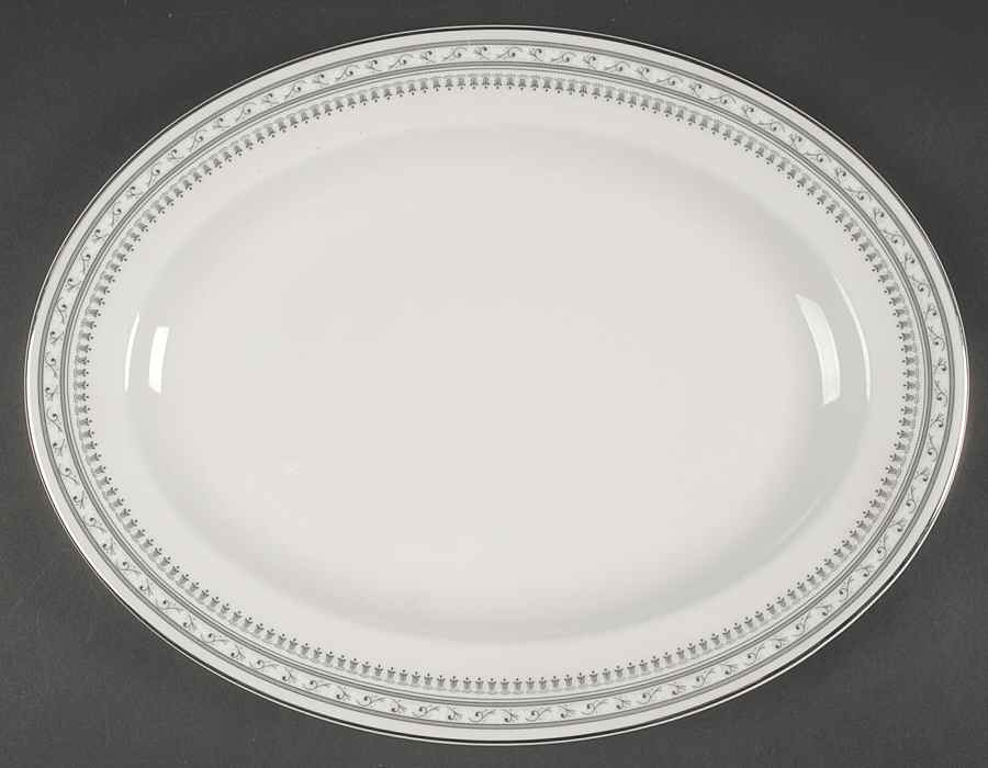 Fontana 13" Oval Serving Platter by Royal Doulton-1