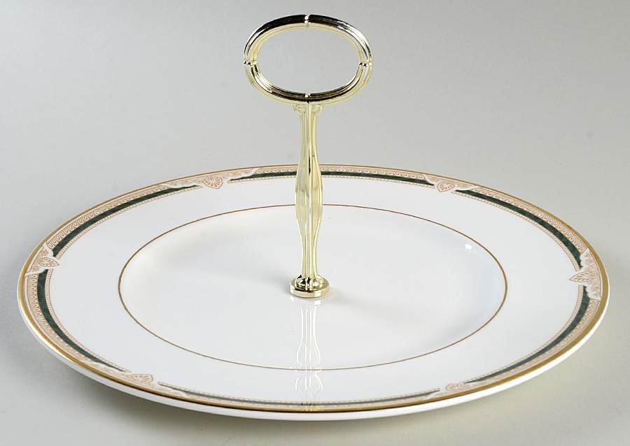 Forsyth Round Serving Plate with Handle (DP) by Royal Doulton-1