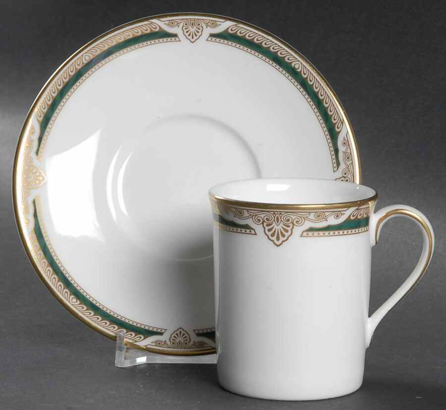 Forsyth Flat Demitasse Cup & Saucer Set by Royal Doulton-1