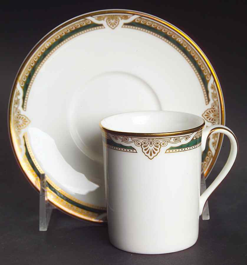 Forsyth Flat Demitasse Cup & Saucer Set by Royal Doulton-1