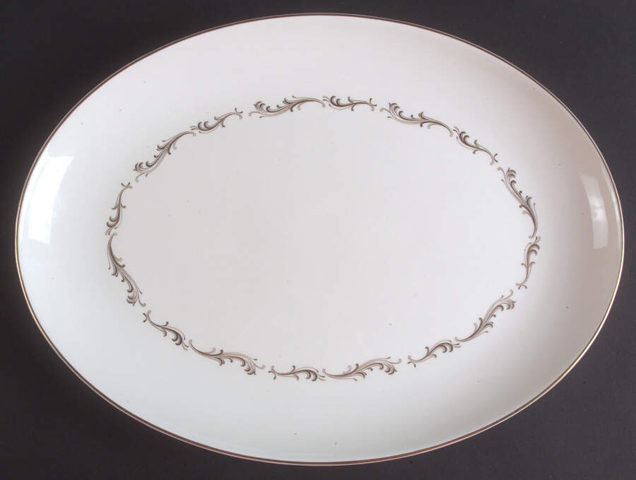 French Provincial 16" Oval Serving Platter by Royal Doulton-1