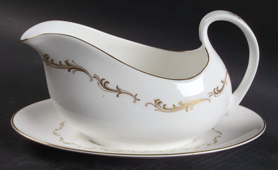 French Provincial Gravy Boat & Underplate by Royal Doulton-1