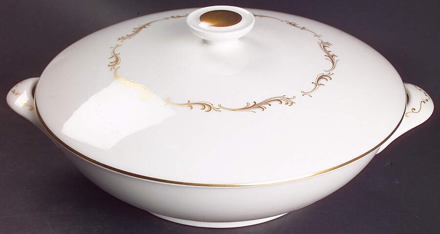 French Provincial Round Covered Vegetable by Royal Doulton-1