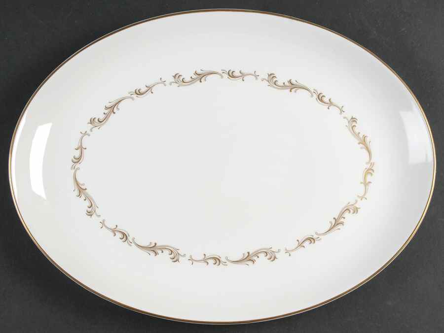 French Provincial 13" Oval Serving Platter by Royal Doulton-1