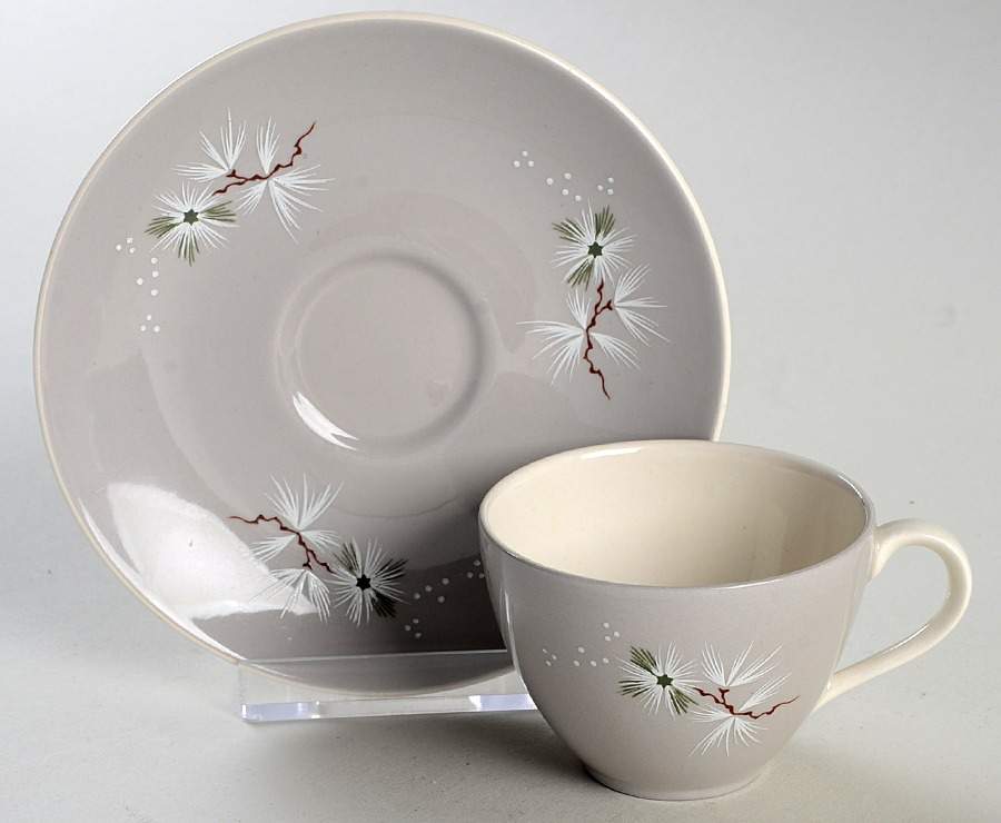 Frost Pine Flat Demitasse Cup & Saucer Set by Royal Doulton-1