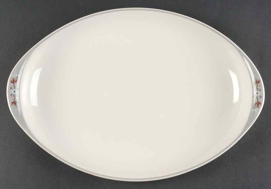Frost Pine 14" Oval Serving Platter by Royal Doulton-1