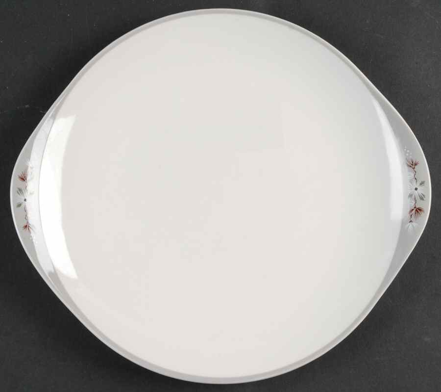 Frost Pine Handled Cake Plate by Royal Doulton-1