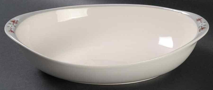 Frost Pine 10" Oval Vegetable Bowl by Royal Doulton-1