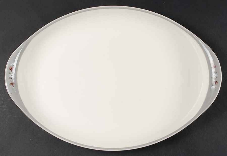 Frost Pine 17" Oval Serving Platter by Royal Doulton-1