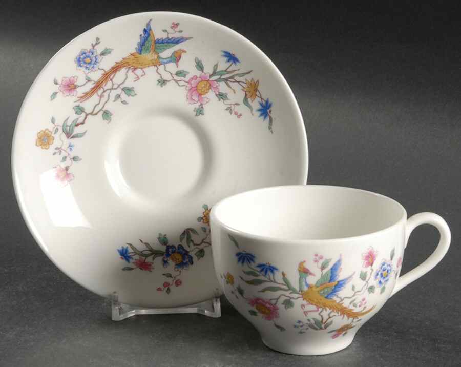 Furness Bermuda Line Flat Cup & Saucer Set by Royal Doulton-1