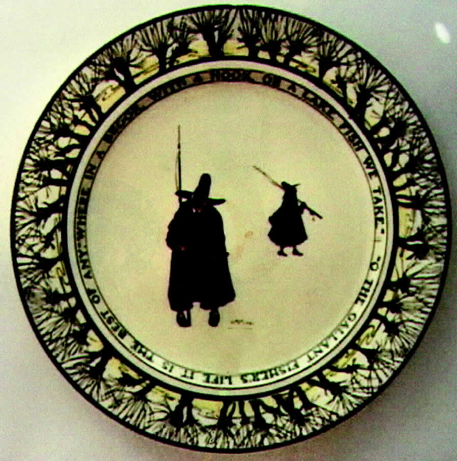 Gallant Fishers A Luncheon Plate by Royal Doulton-1