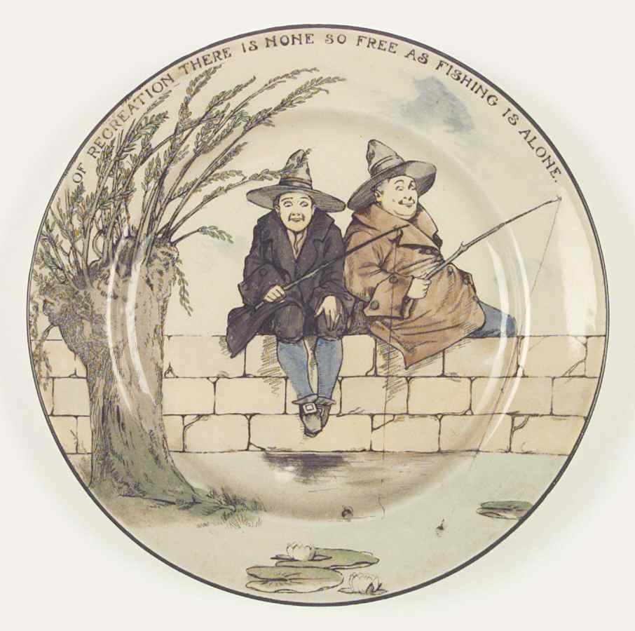 Gallant Fishers A Dinner Plate by Royal Doulton-1
