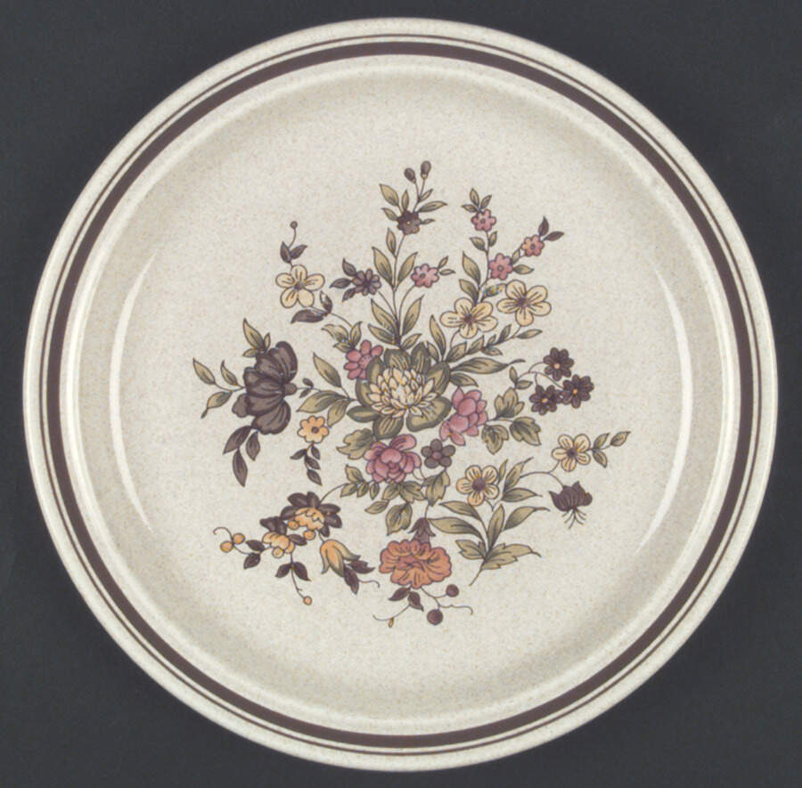 Gaiety Brown Dinner Plate by Royal Doulton-1