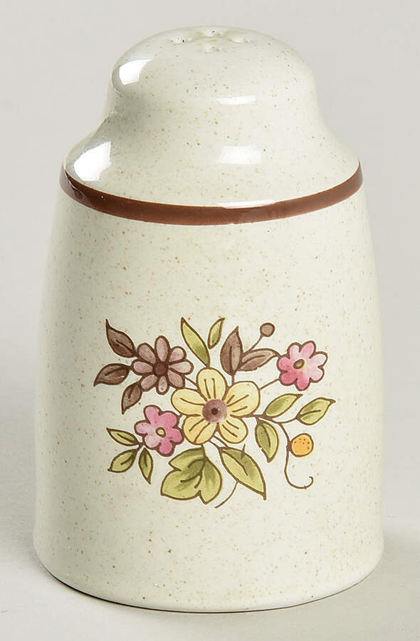 Gaiety Brown Salt Shaker by Royal Doulton-1