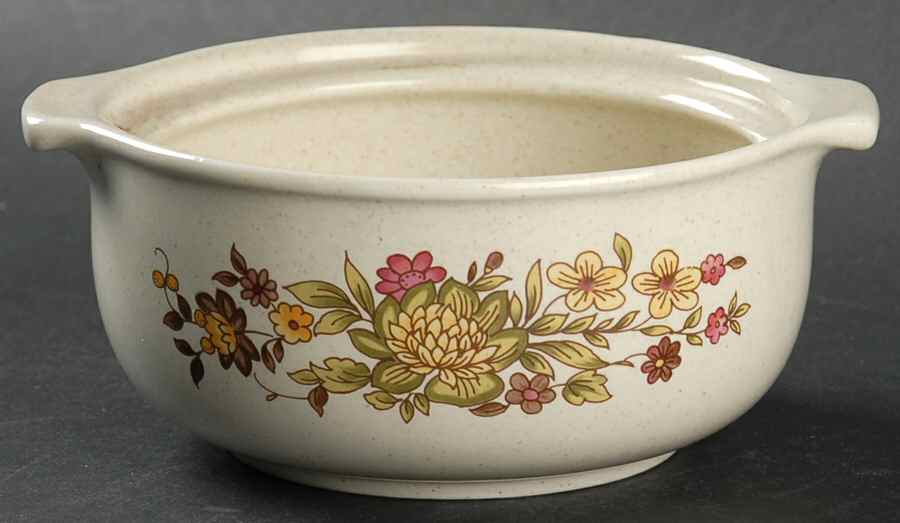 Gaiety Brown Individual Casserole No Lid by Royal Doulton-1