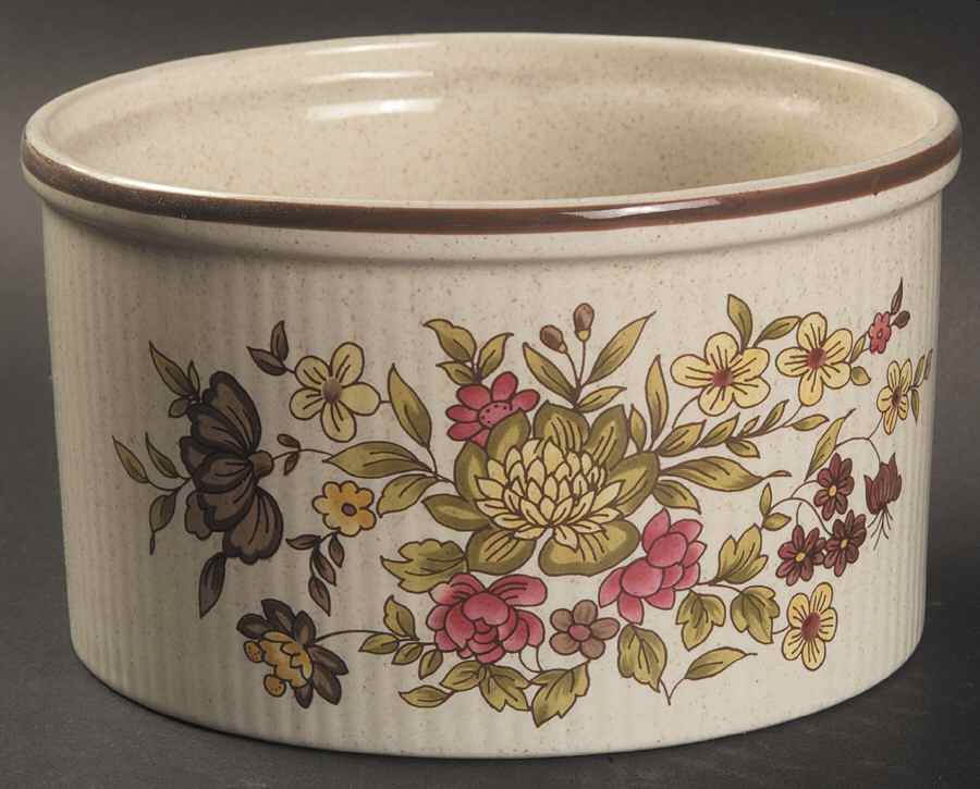 Gaiety Brown 5" Souffle by Royal Doulton-1