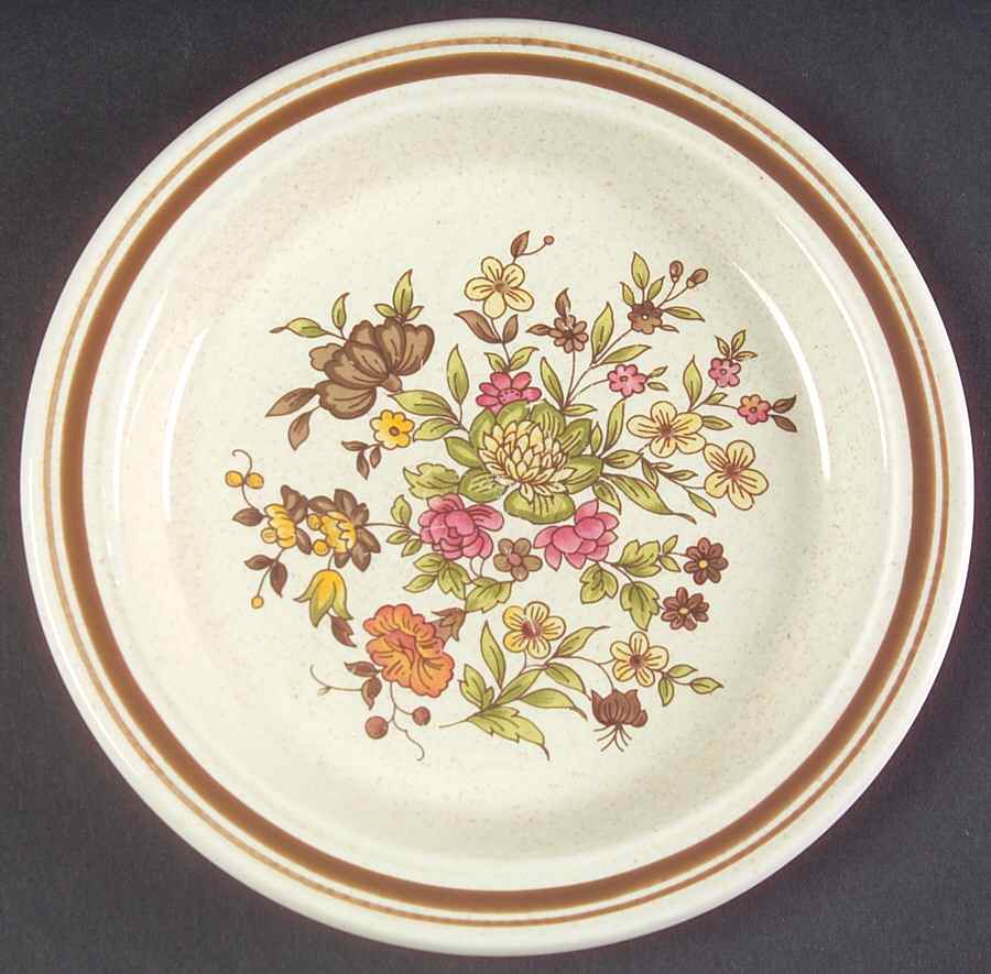 Gaiety Brown Bread & Butter Plate by Royal Doulton-1