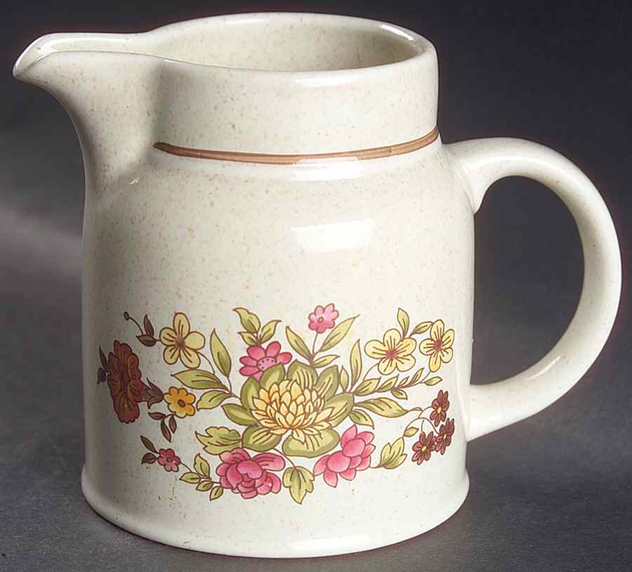 Gaiety Brown Creamer by Royal Doulton-1