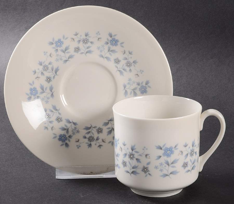 Galaxy Flat Cup & Saucer Set (Regular Cup) by Royal Doulton-1