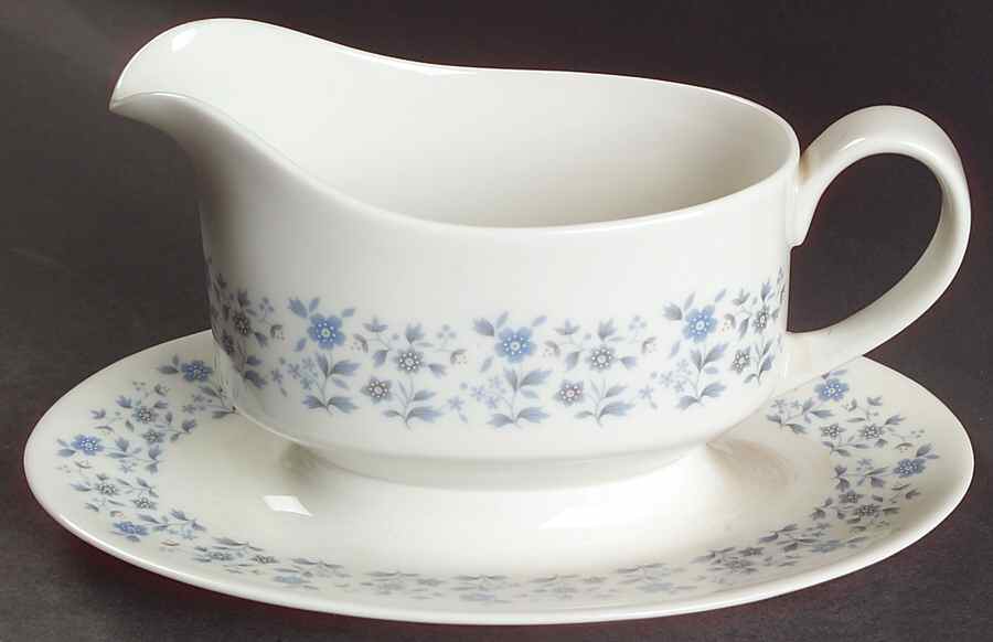 Galaxy Gravy Boat with Attached Underplate by Royal Doulton-1