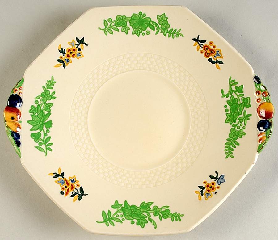 Gay Lady Handled Cake Plate by Royal Doulton-1