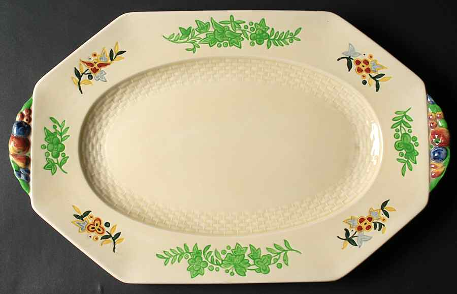 Gay Lady 18" Oval Serving Platter by Royal Doulton-1
