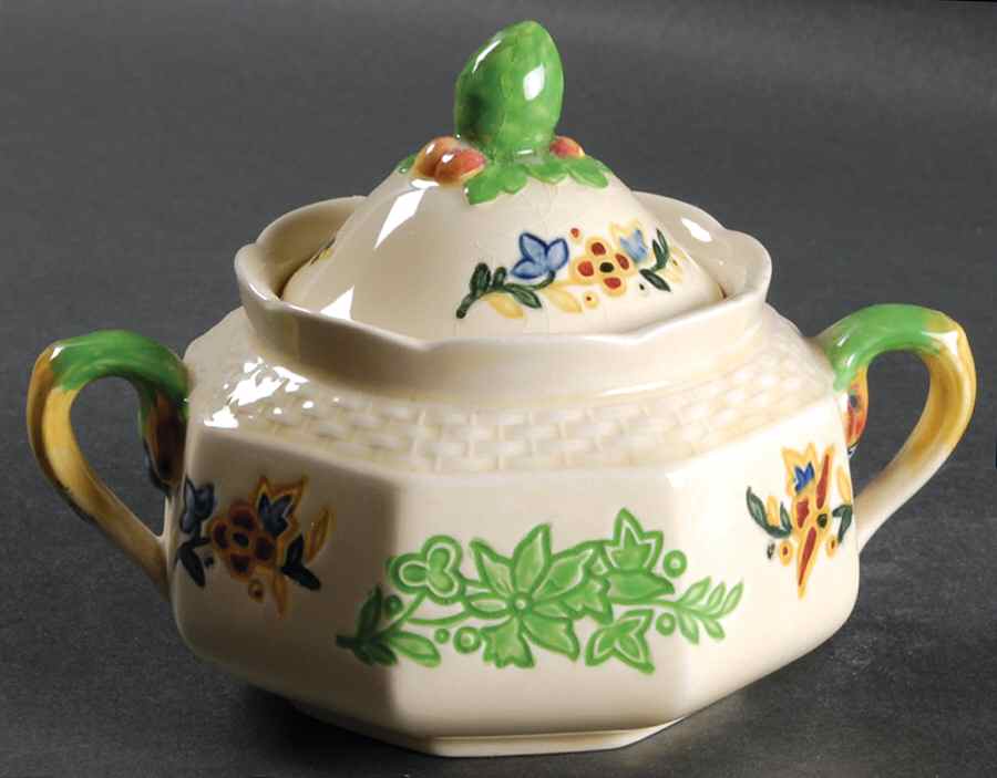 Gay Lady Sugar Bowl & Lid by Royal Doulton-1