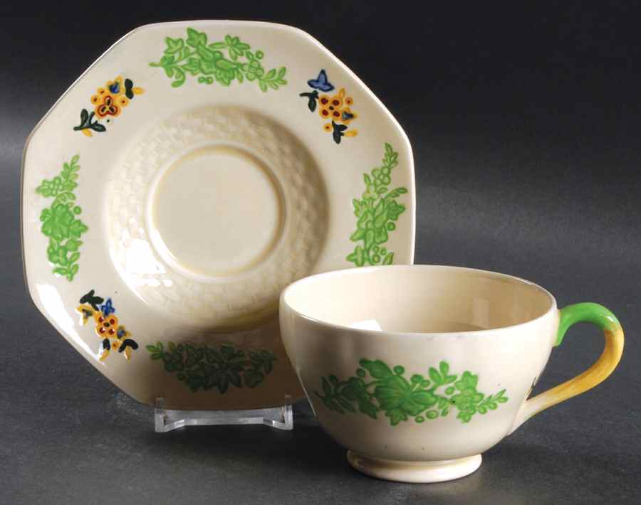 Gay Lady Footed Cup & Saucer Set by Royal Doulton-1