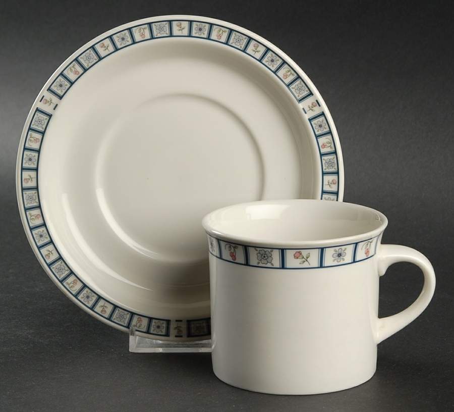 Gallery Flat Cup & Saucer Set by Royal Doulton-1