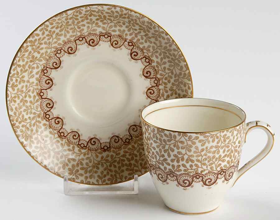 Gaythorne Flat Demitasse Cup & Saucer Set by Royal Doulton-1