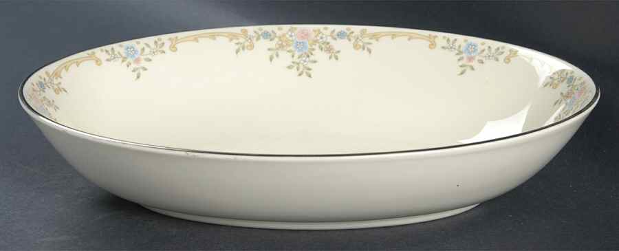 Giselle 9" Oval Vegetable Bowl by Royal Doulton-1