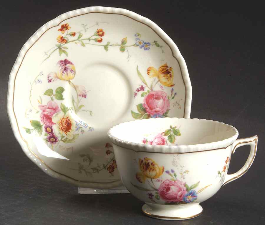 Gleneagles Footed Cup & Saucer Set by Royal Doulton-1