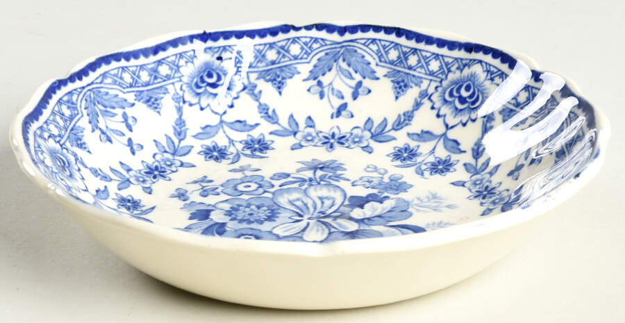 Glendale Blue Fruit/Dessert (Sauce) Bowl by Royal Doulton-1
