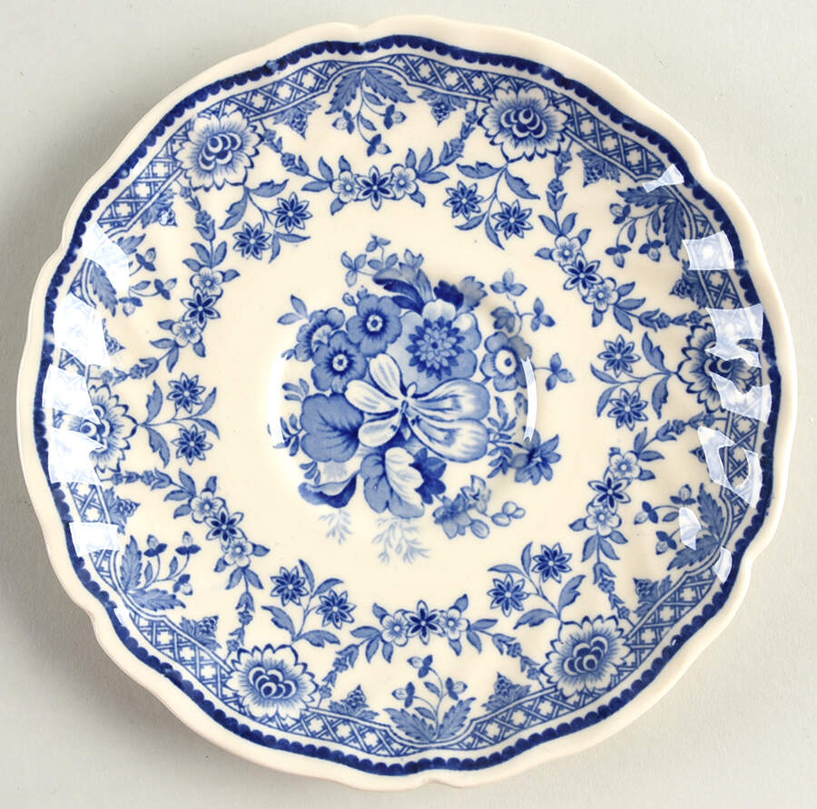 Glendale Blue Saucer for Cream Soup Bowl by Royal Doulton-1
