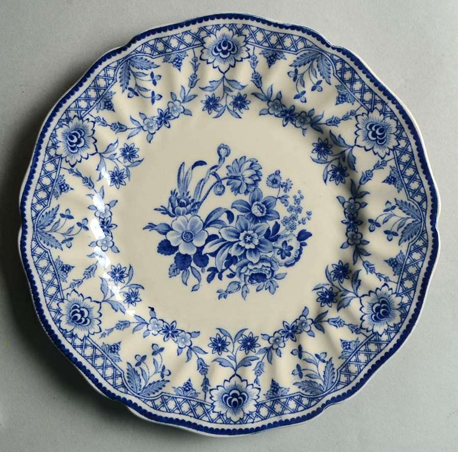 Glendale Blue Salad Plate by Royal Doulton-1