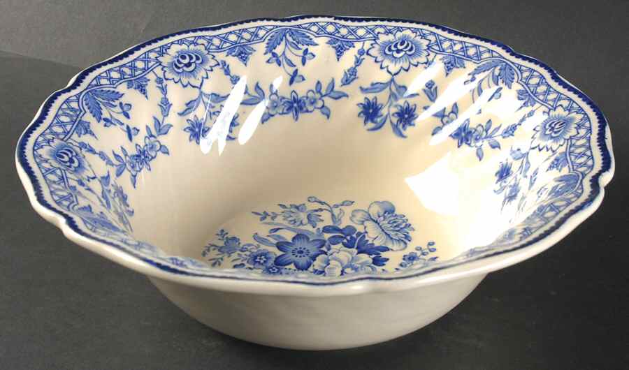 Glendale Blue 9" Round Vegetable Bowl by Royal Doulton-1