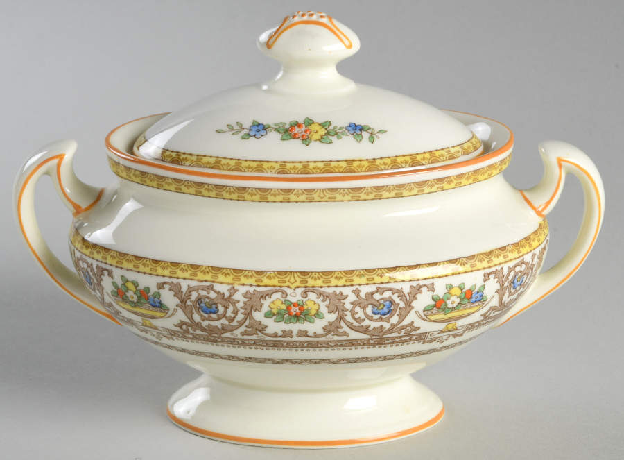 Gloucester Sugar Bowl & Lid by Royal Doulton-1