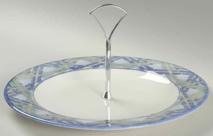 Glen Ora Round Serving Plate with Handle (DP) by Royal Doulton-1