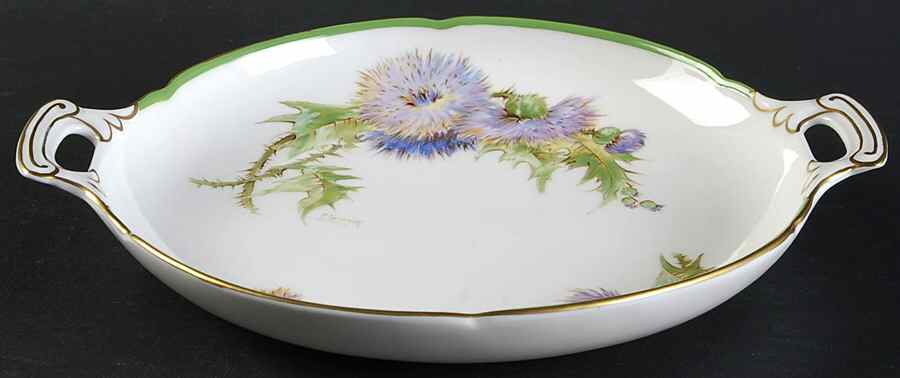 Glamis Thistle Handled Cake Plate by Royal Doulton-1