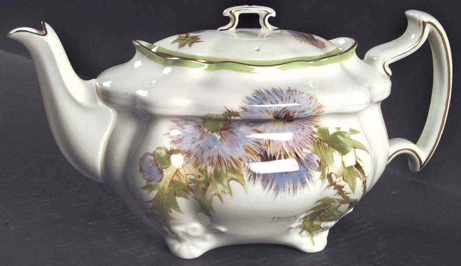 Glamis Thistle Teapot & Lid by Royal Doulton-1