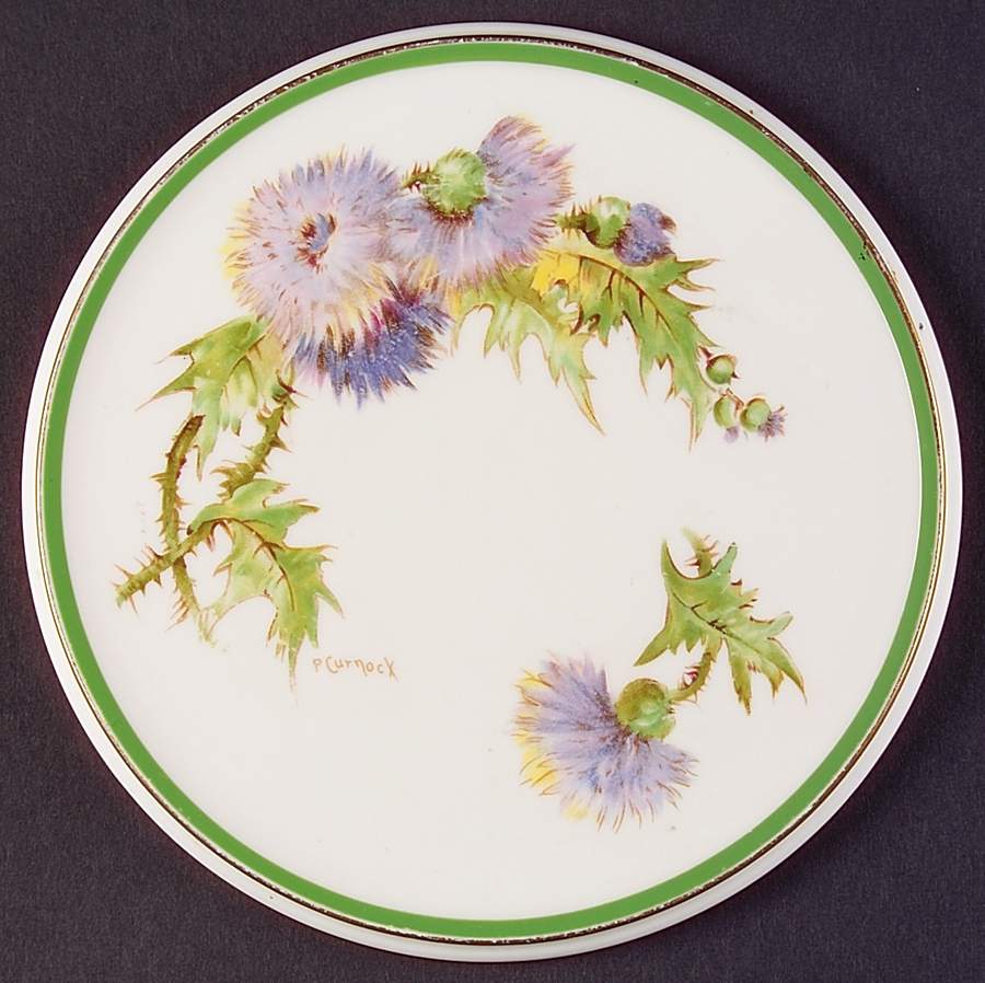 Glamis Thistle Tea Tile by Royal Doulton-1