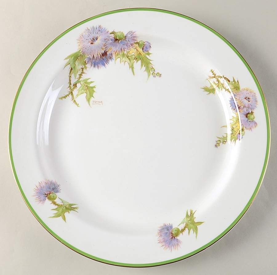 Glamis Thistle Deep Round Platter by Royal Doulton-1
