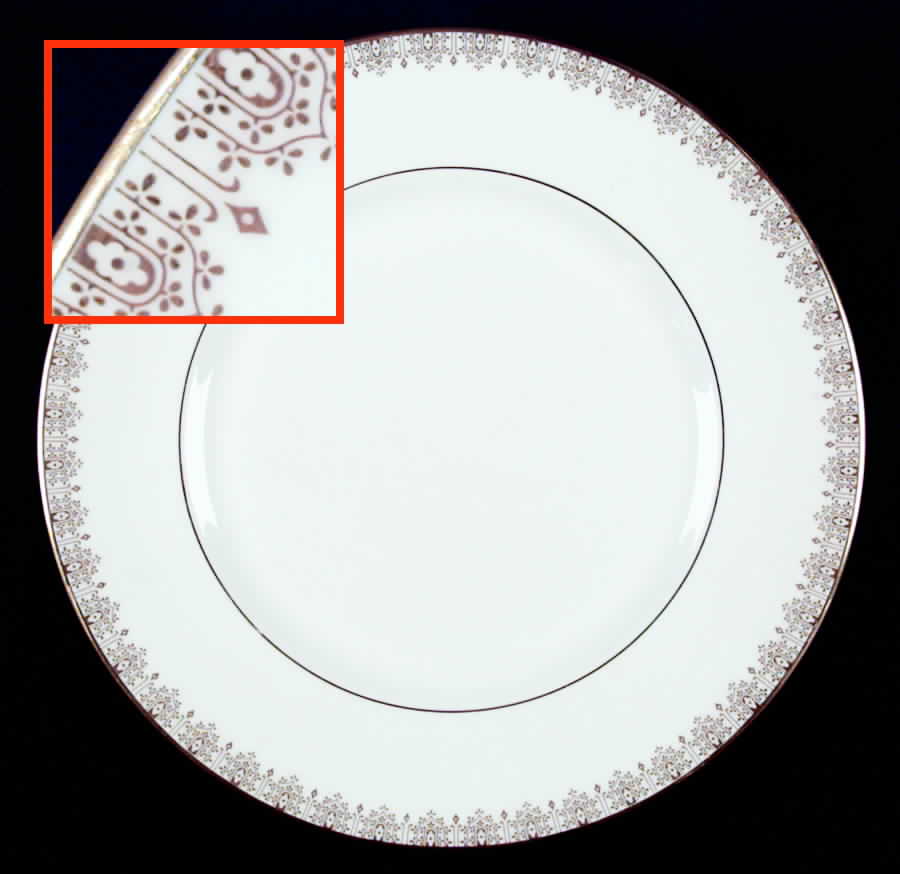 Gold Lace Dinner Plate by Royal Doulton-1