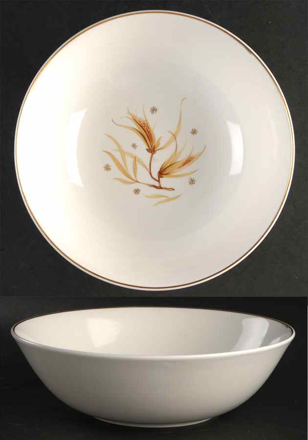 Golden Maize 9" Round Vegetable Bowl by Royal Doulton-1