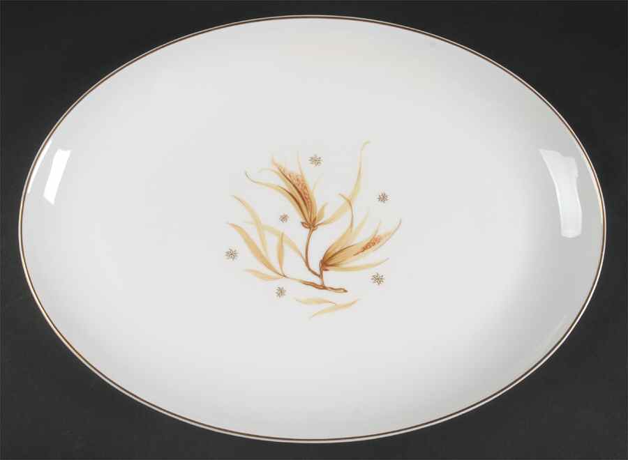Golden Maize 15" Oval Serving Platter by Royal Doulton-1