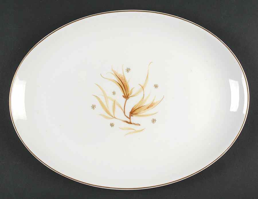 Golden Maize 13" Oval Serving Platter by Royal Doulton-1